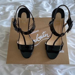 Christian Louboutin Beltega 120 Patent Size 38.5